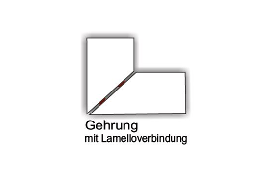 Gehrungen für Innenfensterbänke